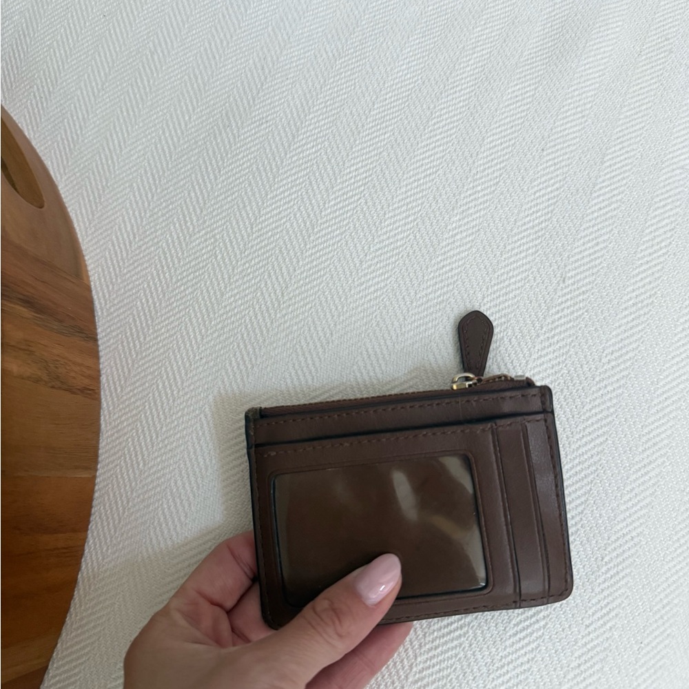 Vintage Coach Brown Monogram Coin Pouch - Picture 2 of 2